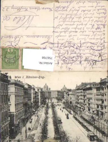 756768 Wien Kärntner-Ring Bez. Innere Stadt 1918