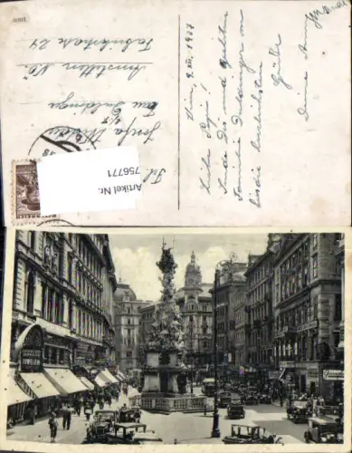 756771 Wien Graben Bez. Innere Stadt 1937