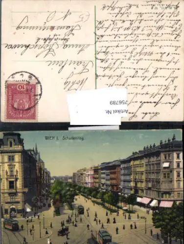 756789 Wien I. Schottenring Bez. Wien