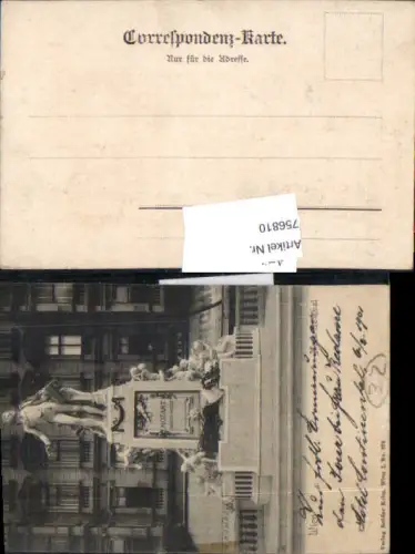 756810 Wien Mozartdenkmal Wien 1901