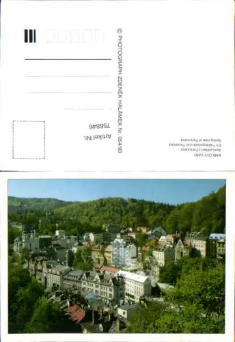 756846 Karlovy Vary Frühlingsblick von Panorama Okres Karlovy Vary Czech Republic 1993