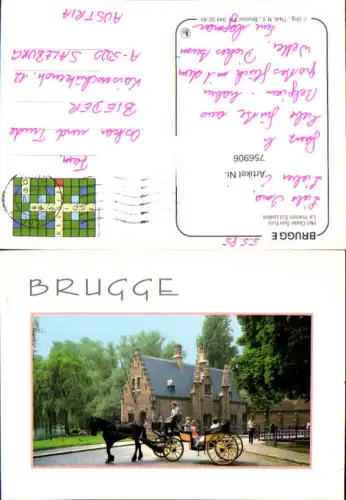756906 Brugge Kutsche Het Oude Sas huis Province West Flanders Belgium