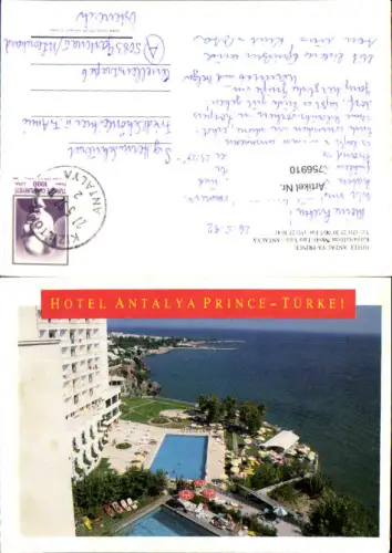 756910 Antalya Hotel Antalya Prince District Antalya Turkey 1992