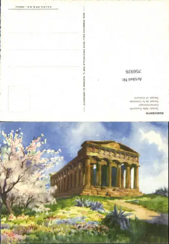 756926 Agrigento Tempio della Concordia Provinz Agrigento Italy