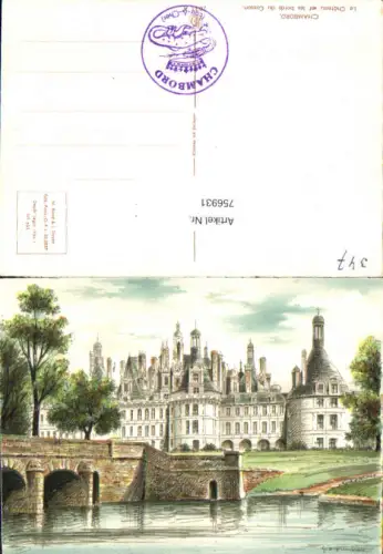 756931 Chambord Le Château et les bords du Cosson Département Loir-et-Cher France 1904