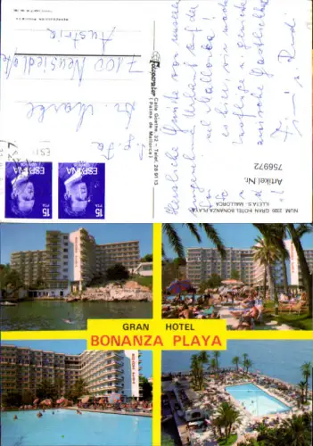 756972 Illetas Gran Hotel Bonanza Playa Mallorca Spain