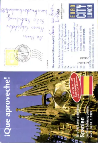 756981 Euro City Lunch Reklame Spanien