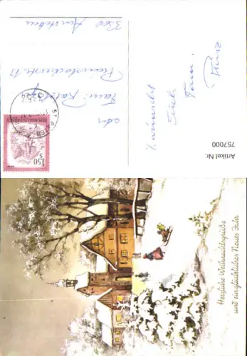 757000 Glückwunsch Karte Kerze