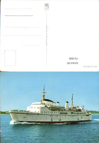 757006 Rijeka M/S SLAVIJA Primorje-Gorski Kotar County Croatia Hochseeschiff