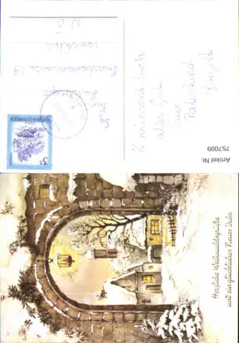 757009 Stempel Haag n. Amstetten Weihnachten