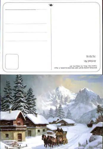 757016 KIrchberg Winterlandschaft Wildem Kaiser Bez. Kufstein / Kitzbühel