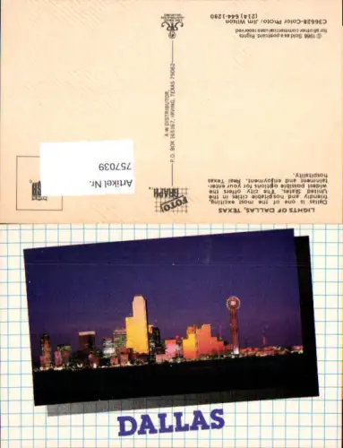 757039 Dallas Dallas County USA 1986