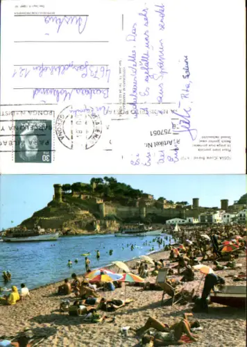 757051 Tossa (Costa Brava) Province Girona Spain 1981