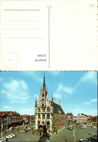 757061 Gouda Stadhuis Prov. Zuid-Holland Netherlands VW Käfer