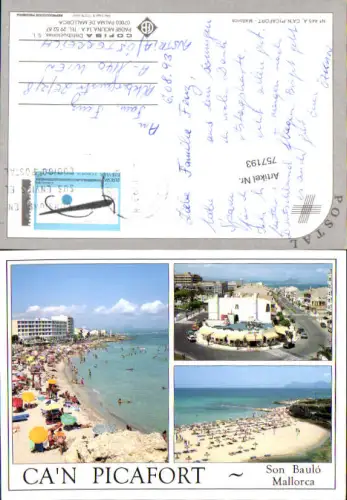 757193 Ca'n Picafort, Son Bauló Mallorca Spain 1993