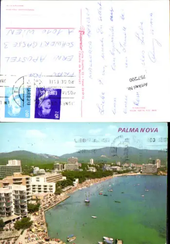 757200 Palma Nova Mallorca Spain 1989