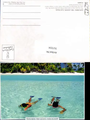 757224 Cook Islands, Exploring the Lagoon Cook Islands