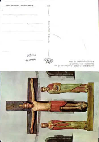 757230 Innichen Stiftskirche Kreuzigungsgruppe Pustertal Italy