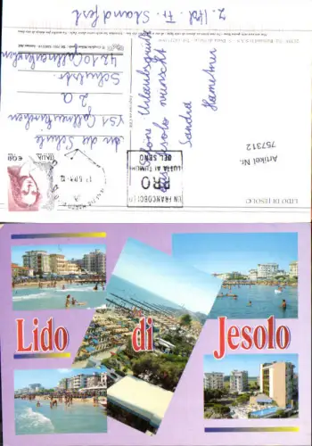 757312 Lido di Jesolo Metropolitanstadt Venedig Italy 1992