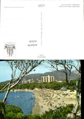 757378 Paguera Playa de Torà Mallorca Spain 1968