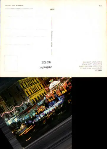757426 Venezia Canal Grande Metropolitan City of Venice Italy