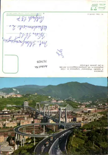 757428 Genua Viadotto Polcevera Metropolitanstadt Genua Italy