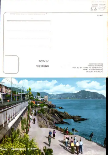 757429 Genova Nervi Passeggiata a mare Genoa Italy