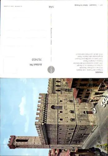 757433 Firenze Il Palazzo del Podestà o del Bargello Florence Italy