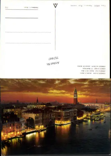757447 Venezia St. Mark Basin Metropolitanstadt Venedig Italy