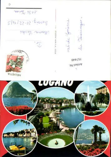 757448 Lugano Bezirk Lugano Switzerland 1965