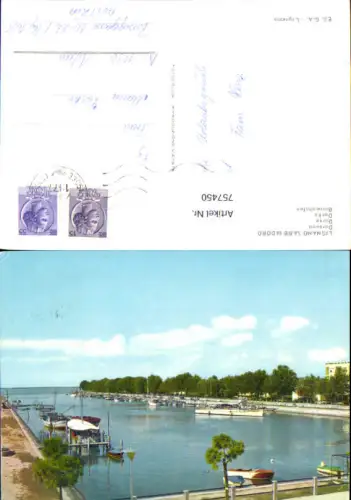 757450 Lignano Sabbiadoro Darsena Provinz Udine Italy 1974