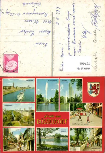 757461 Düsseldorf Regierungsbezirk Düsseldorf 1974