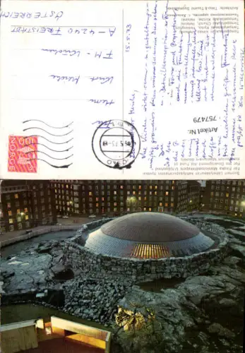 757479 Helsinki, Temppeliaukio Church Helsinki Finland 1973
