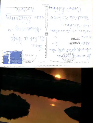 757481 Lapland Region Lappland Finland 1969