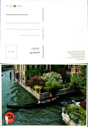 757511 Venezia Canal Grande Metropolitanstadt Venedig Italy