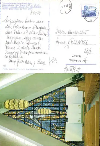 757527 Tromsø Tromsdalen Kirke Fylke Troms Norway 1983