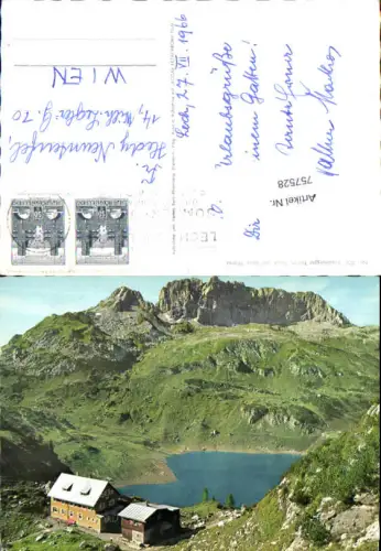 757528 Lech Freiburger Hütte Rote Wand Bez. Bludenz 1966