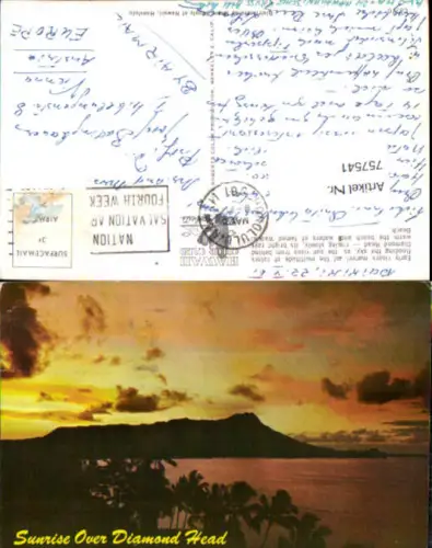 757541 Honolulu Diamond Head Honolulu County USA 1989