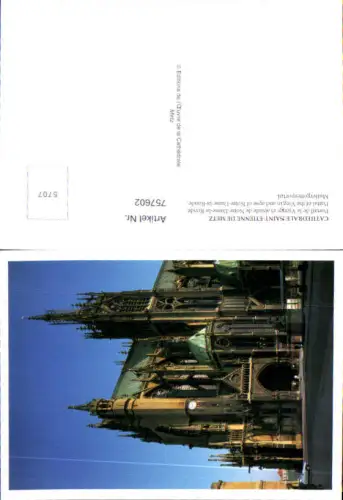 757602 Metz Cathédrale Saint-Étienne Département Moselle France