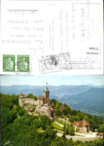 757606 Château du Haut-Koenigsbourg Département Bas-Rhin France 1974
