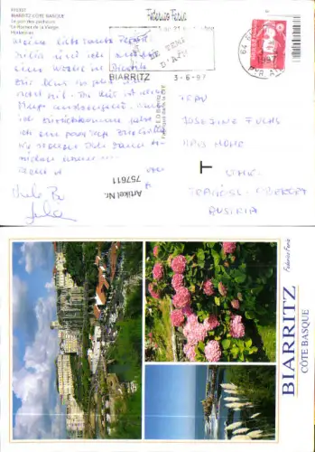 757611 Biarritz Côte Basque Arr. Bayonne France 1997