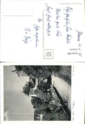 757615 Rothenburg ob der Tauber LK Ansbach 1957 Walter Niessen