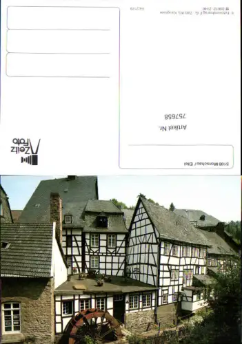 757658 Monschau Eifel Städteregion Aachen Wassermühle Mühle