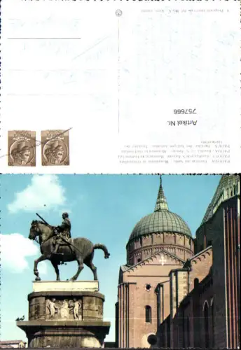 757666 Padova Basilica del Santo - Monumento al Gattamelata Provinz Padua Italy