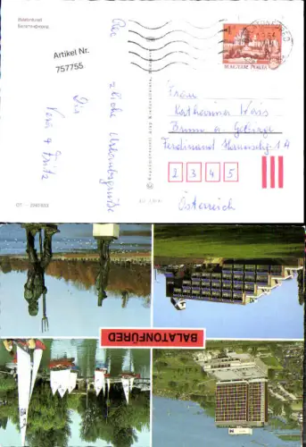 757755 Balatonfüred District Balatonfüred Hungary 1984
