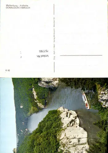 757785 Weltenburg Kelheim Donaudurchbruch LK Kelheim