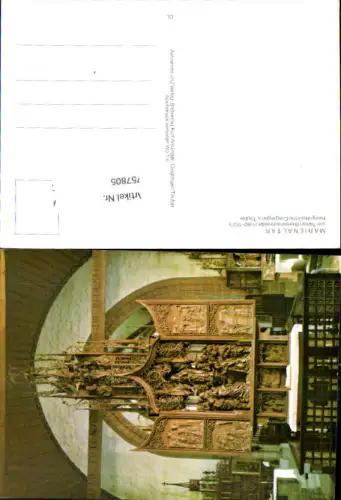 757805 Creglingen an der Tauber, Herrgottskirche Marienaltar LK Main-Tauber-Kreis