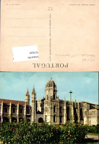 757820 Lissabon Mosteiro dos Jerónimos Distrito de Lisboa Portugal