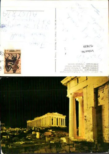757839 Athens Acropolis Parthenon Central Athens Greece