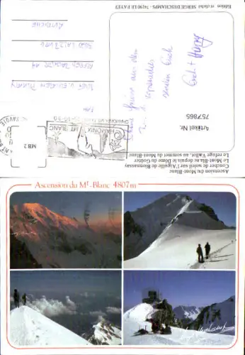 757865 Chamonix Mont-Blanc Dép. Haute-Savoie France 1990